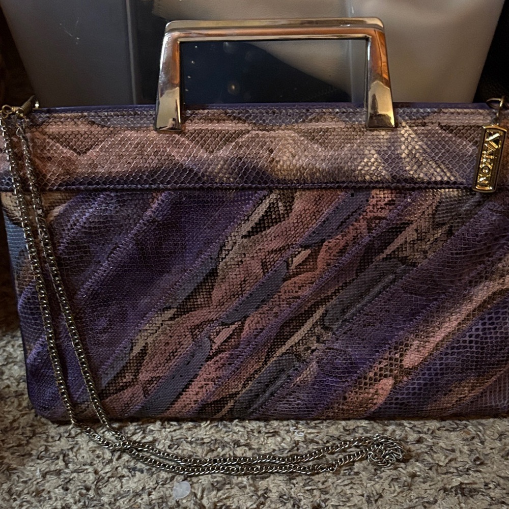 Varon 100% real snakeskin leather